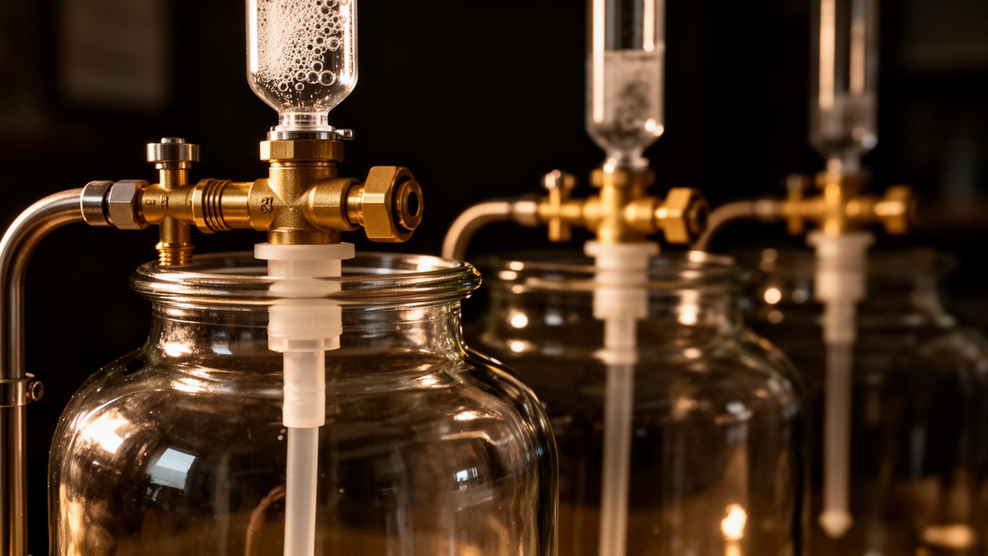 Airlock e válvulas de fermentação: quando e como usar